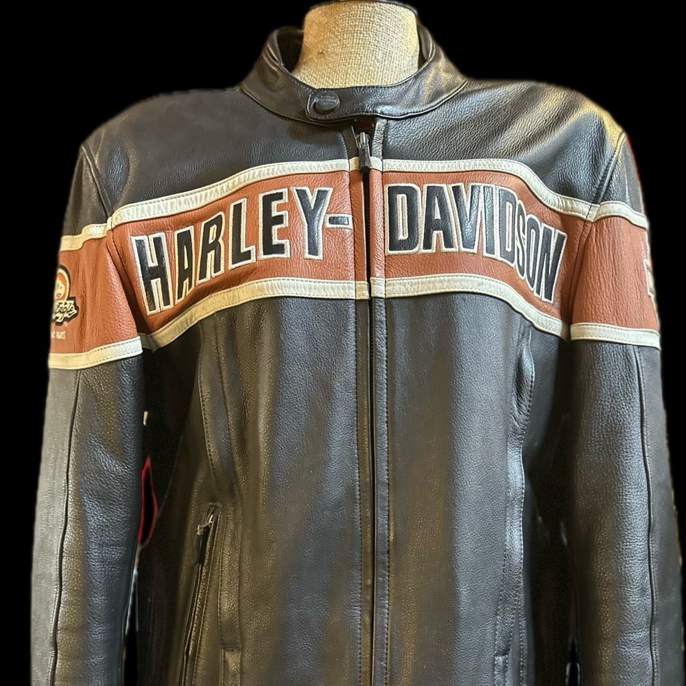 Harley Davidson Screaming Eagles Leather Jacket